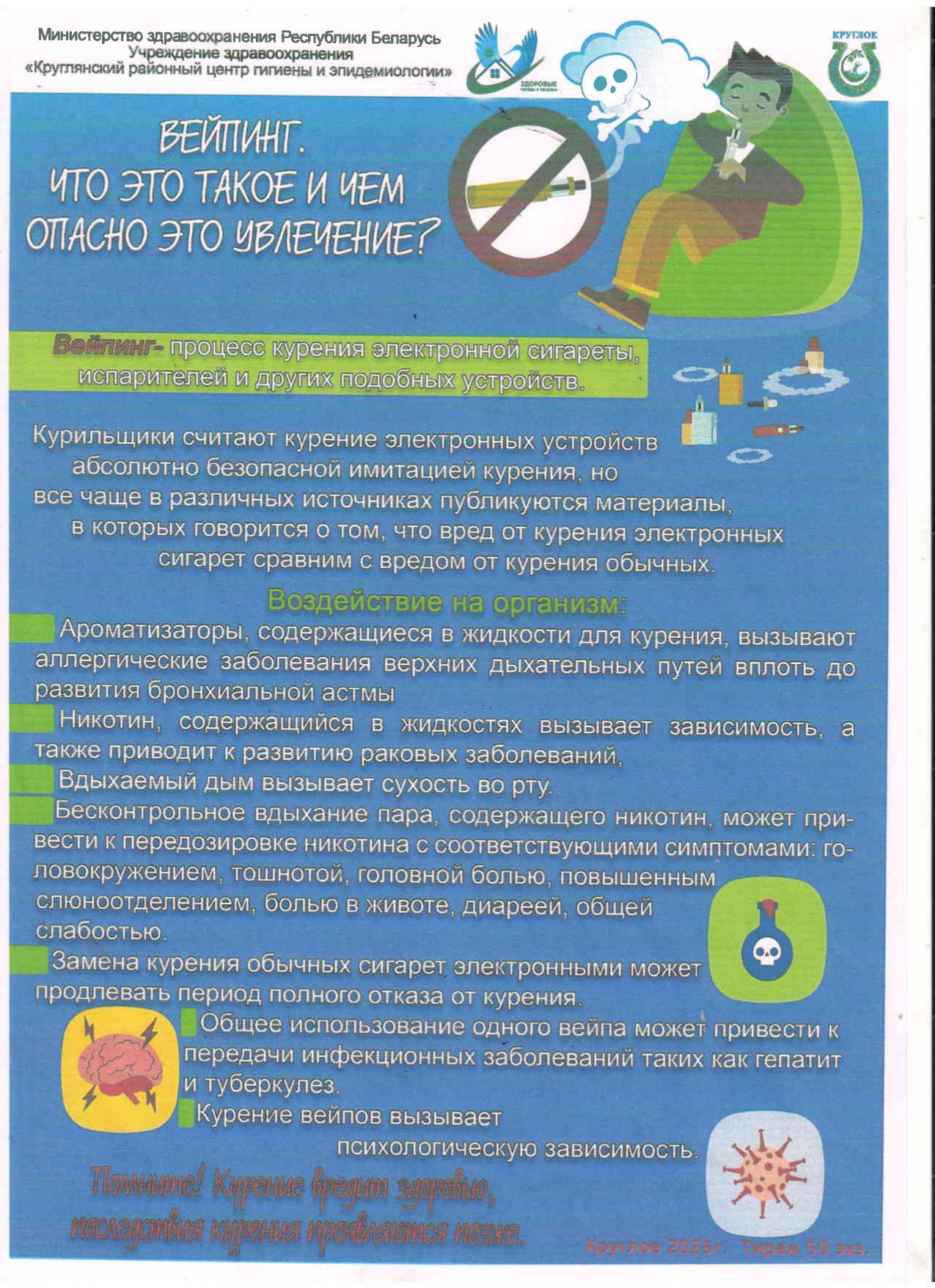 Вейпинг. Что это такое и чем опасно это увлечение?
