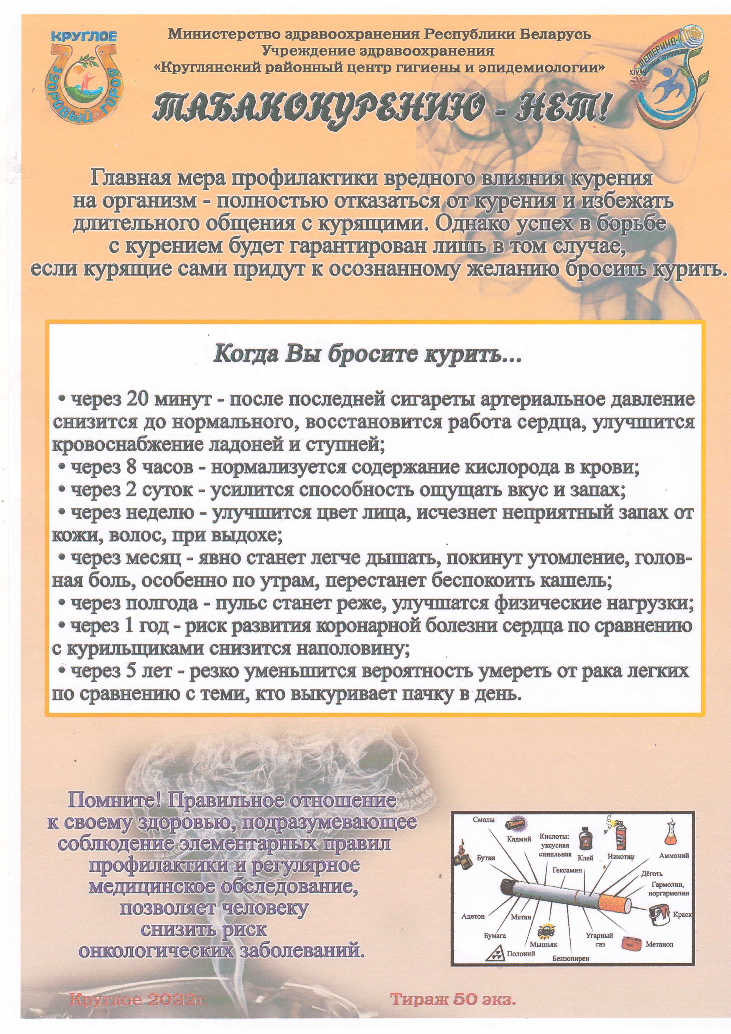 ТАБАКОКУРЕНИЮ — НЕТ!