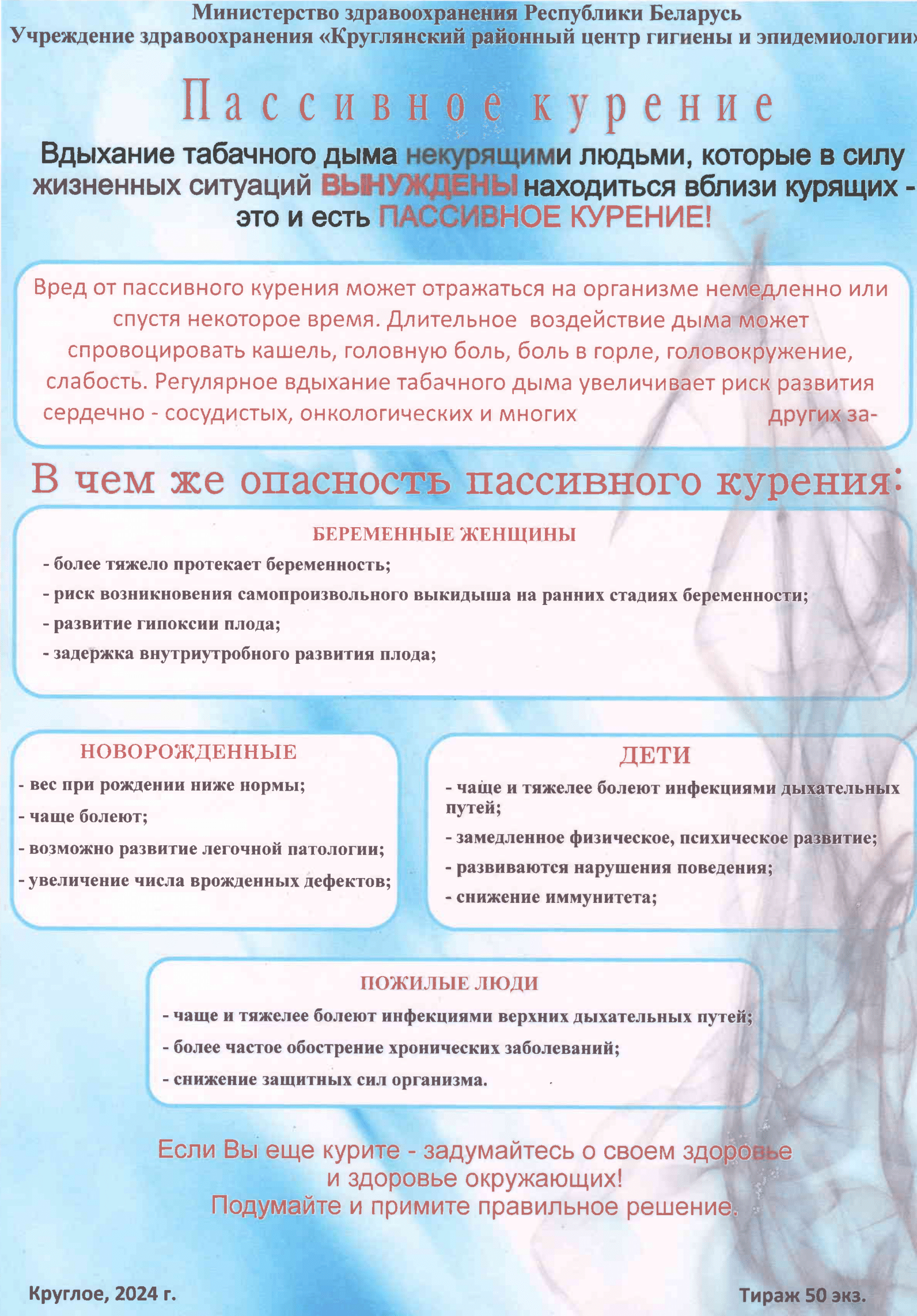 Пассивное курение