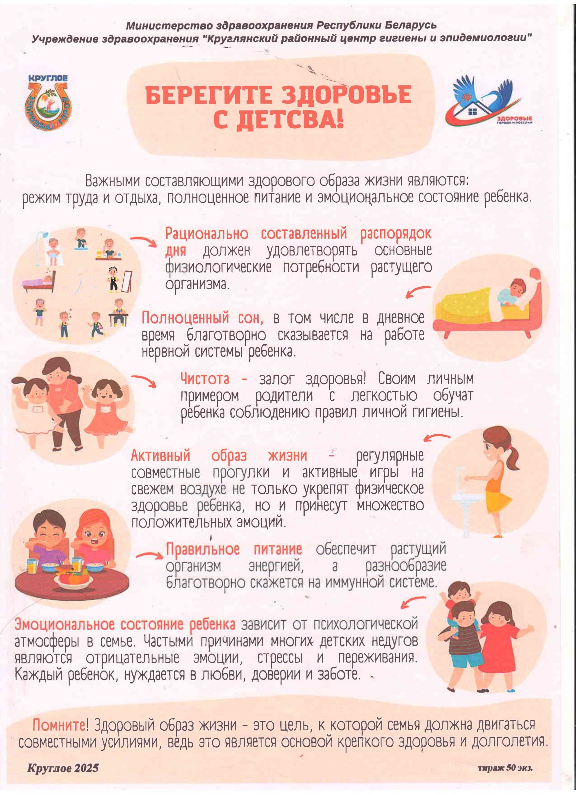 БЕРЕГИТЕ ЗДОРОВЬЕ С ДЕТСТВА!
