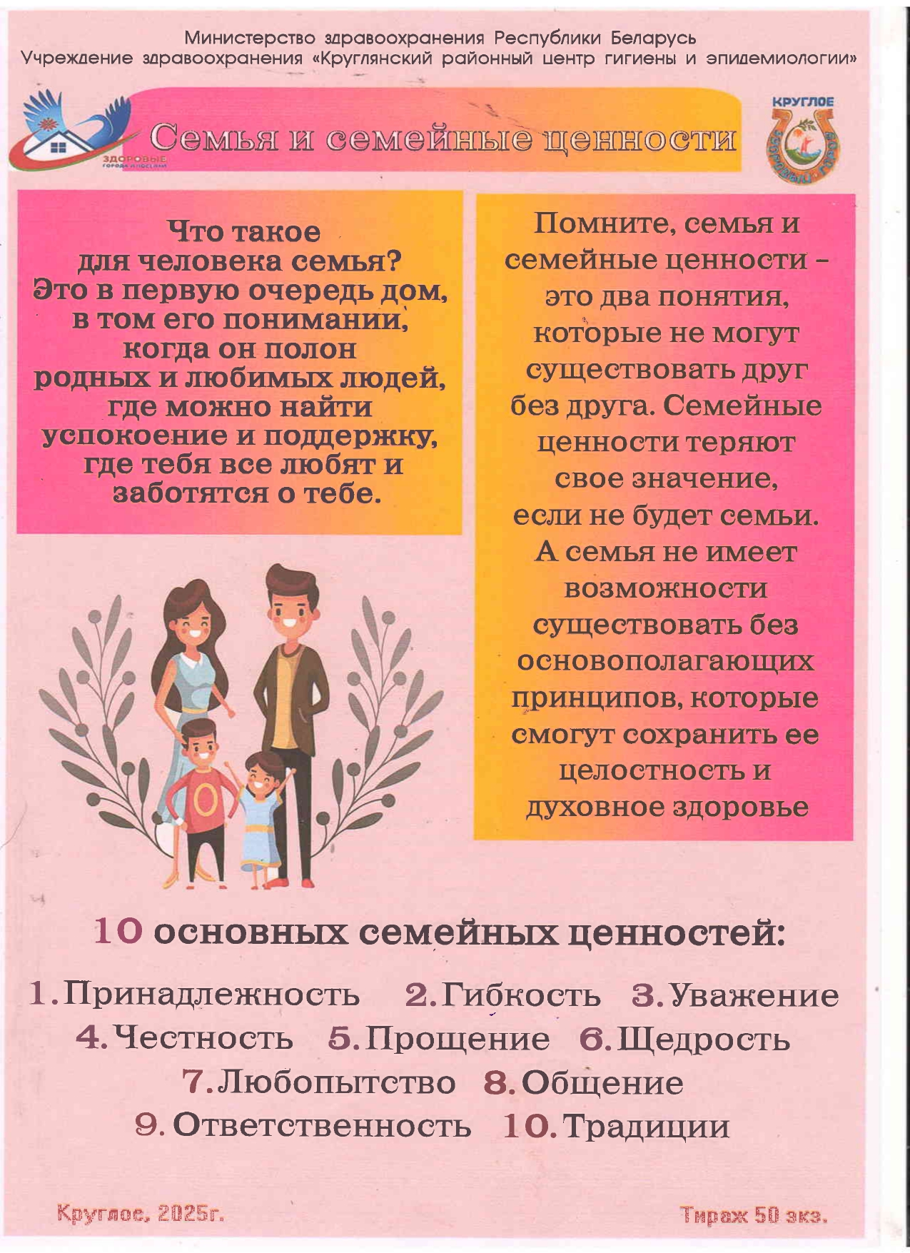 Семья и семейные ценности